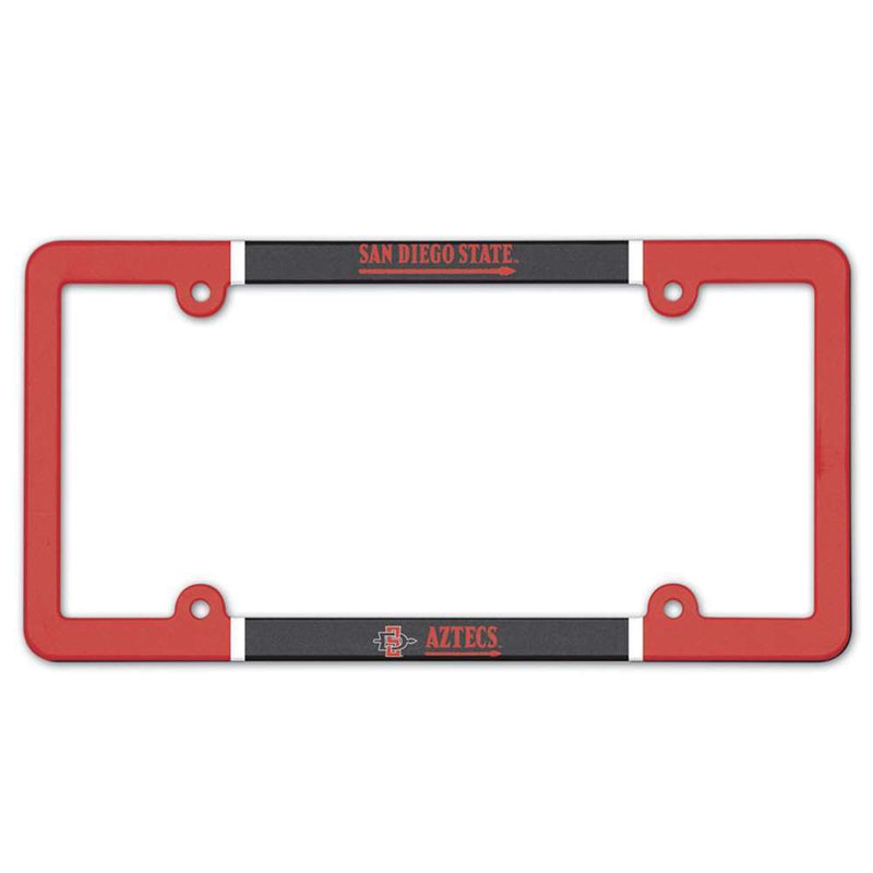 NCAA San Diego State Aztecs Plastic License Plate Frame