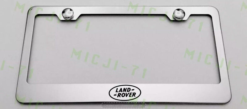 Land Rover Range Rover Stainless Steel License Plate Frame Holder Rust Free v2