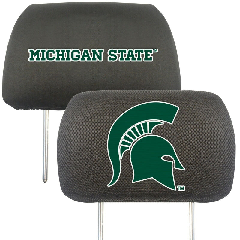 NCAA Michigan State Spartans 2-Embroidered Headrest Covers