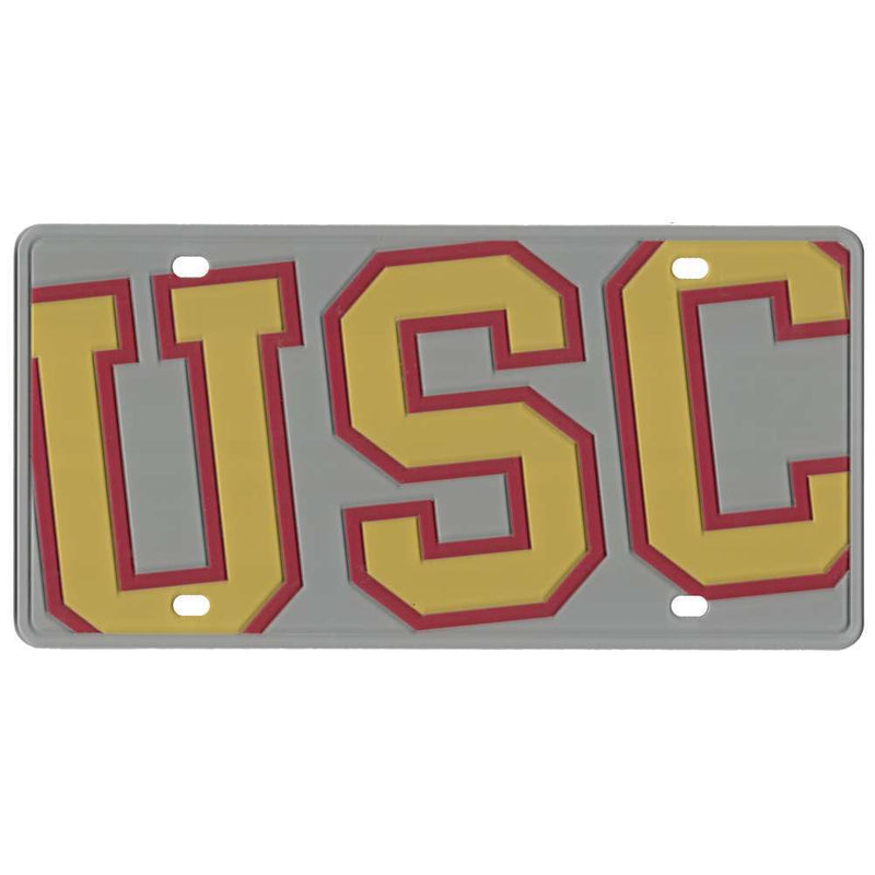 NCAA USC Trojans Full Color Mega Inlay License Plate