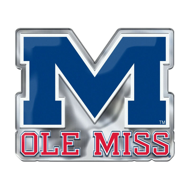 NCAA Ole Miss Rebels Color Emblem Auto Truck RV Laptop