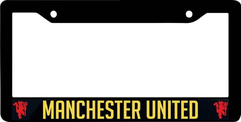 Manchester United Black License Plate Frame