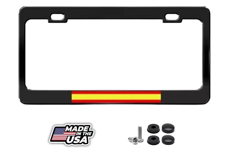 SPAIN FLAG SPANISH ESPENA COUNTRY Metal License Plate Frame Holder Two Holes