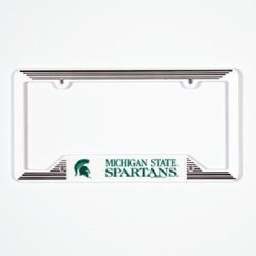 NCAA Michigan State Spartans Plastic License Plate Frame 971473560530