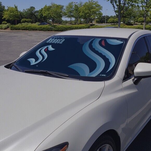 NHL Seattle Kraken Car Truck Folding Sunshade