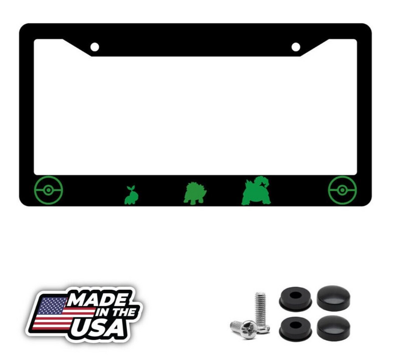 Turtwig Bottom High Quality Black Plastic Frame Pokemon