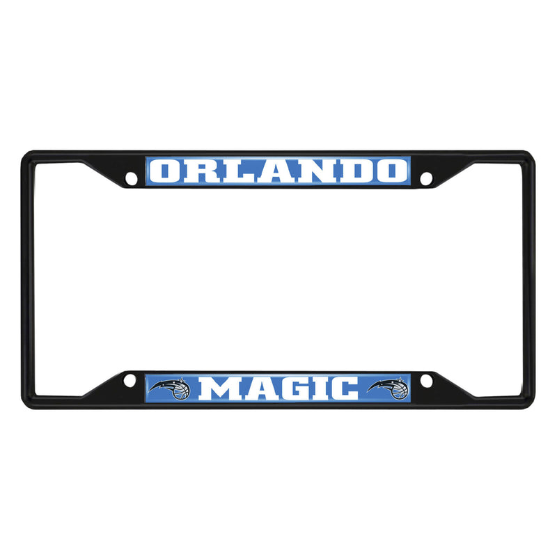 NBA Orlando Magic Black Metal License Plate Frame