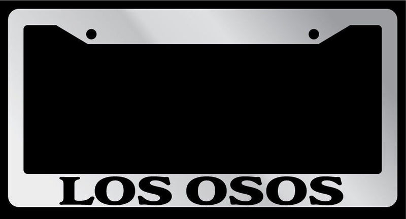 Chrome License Plate Frame "Los Osos" Auto Accessory 1538  Mod-GRAPH9856236-4230
