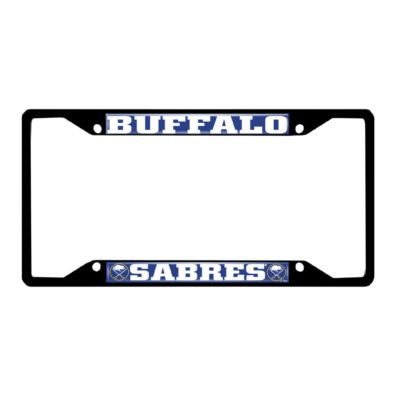 NHL Buffalo Sabres Black Metal License Plate Frame