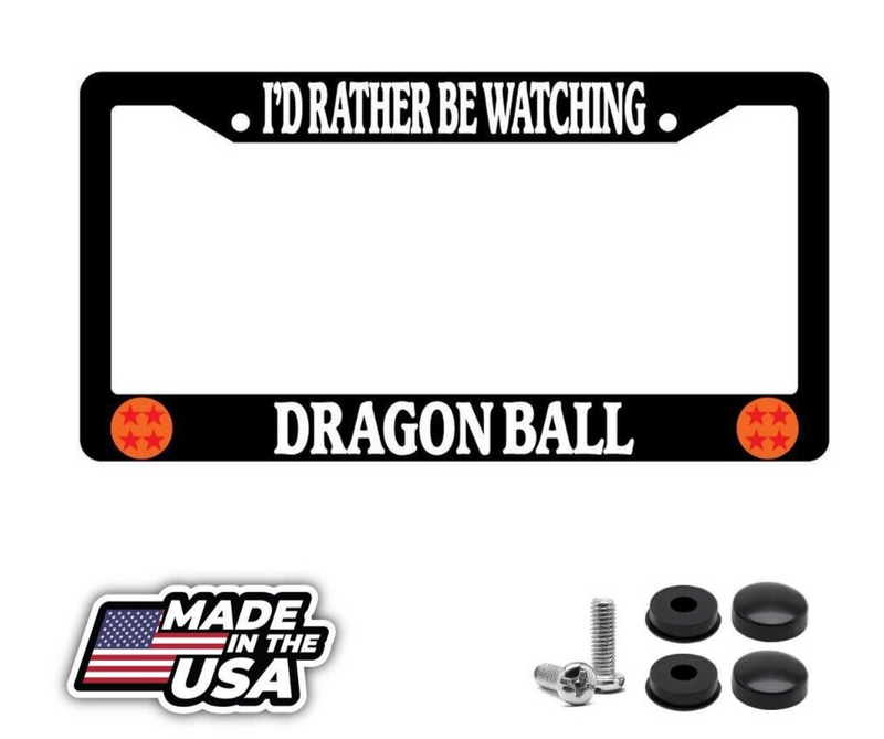 Black License Plate Frame I&