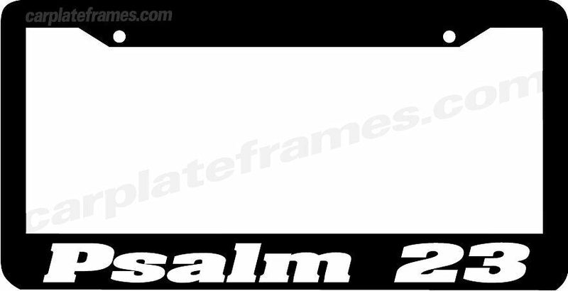 psalm 23 Christian Jesus License Plate Frame