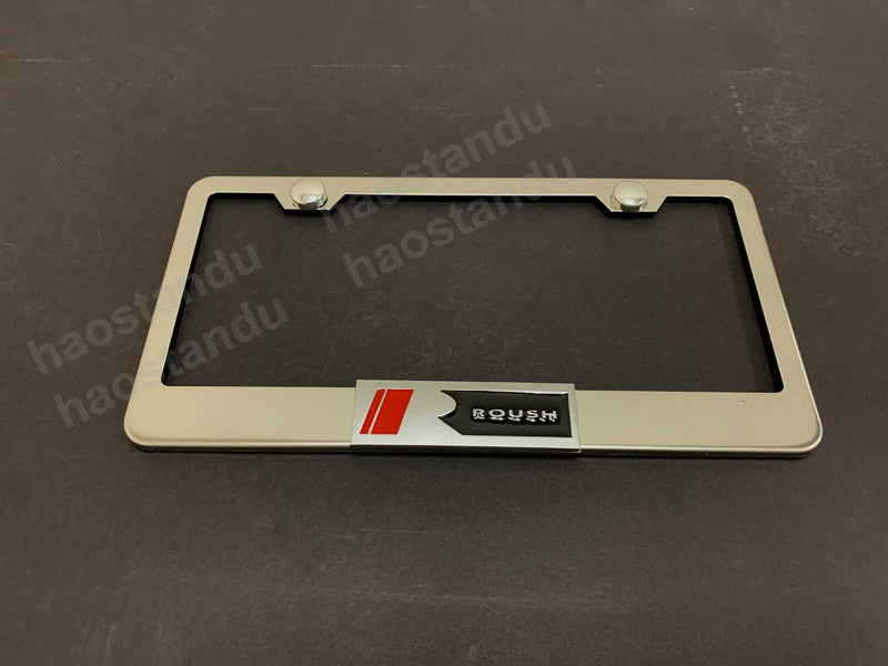 1x ROUSH 3D Emblem STAINLESS STEEL License Plate Frame