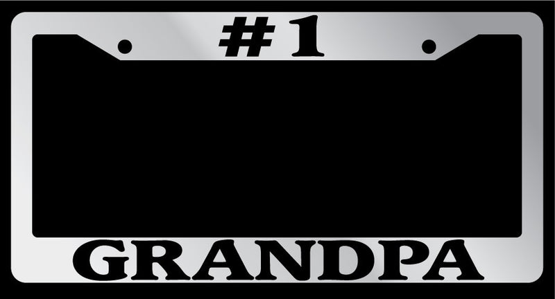 Chrome METAL License Plate Frame 