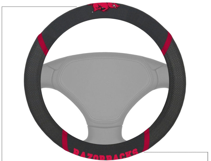 NCAA Arkansas Razorbacks Embroidered Steering Wheel Cover