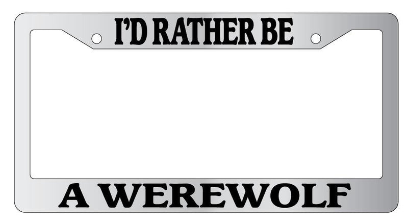 Chrome License Plate Frame I&