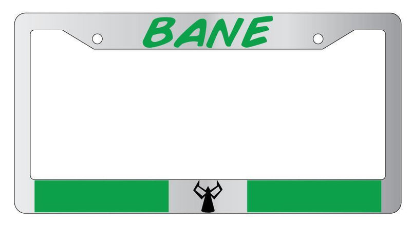 Bane Chrome METAL License Plate Frame Auto DC  Mod-GRAPH9856236-7930