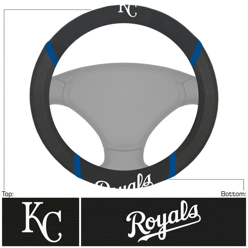 MLB Kansas City Royals Embroidered Steering Wheel Cover