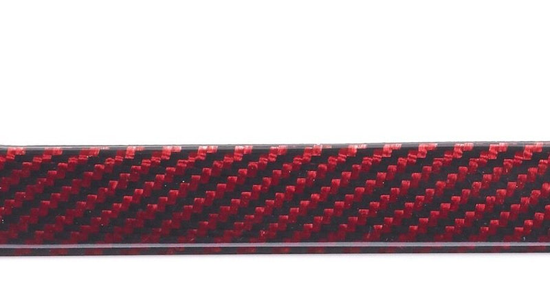 Real 100% Red Carbon Fiber Motorcycle License Plate Frame With Free Caps v2