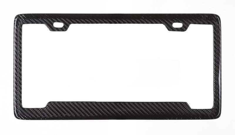 REAL 100% CARBON FIBER LICENSE Plate Frame COVER ORIGINAL 3K TWILL JDM /FF D