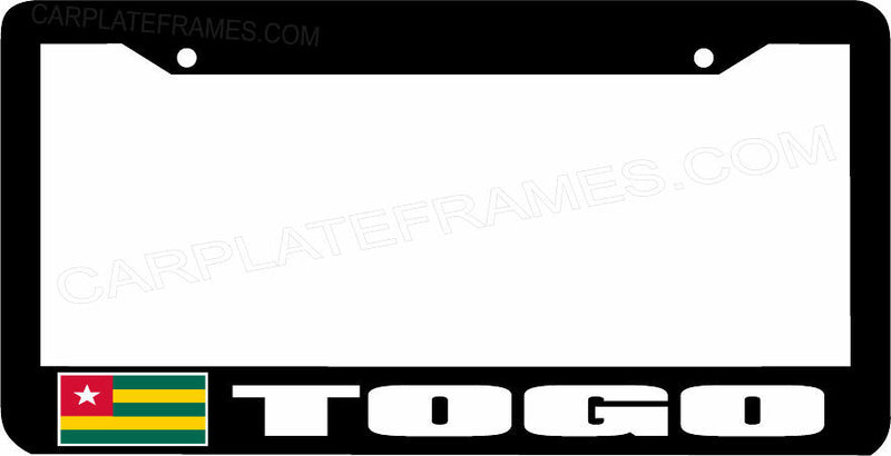 TOGO flag License Plate Frame