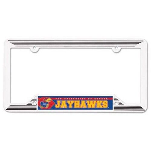 NCAA Kansas Jayhawks License Plate Frame - Plastic 681620801095