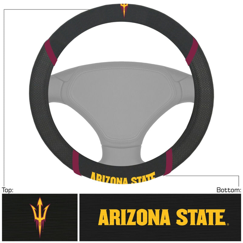 NCAA Arizona State Sun Devils Embroidered Steering Wheel Cover