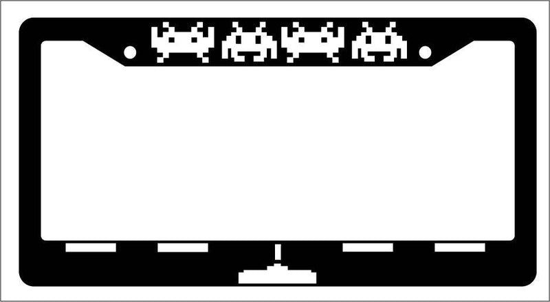 Black License Plate Frame I&
