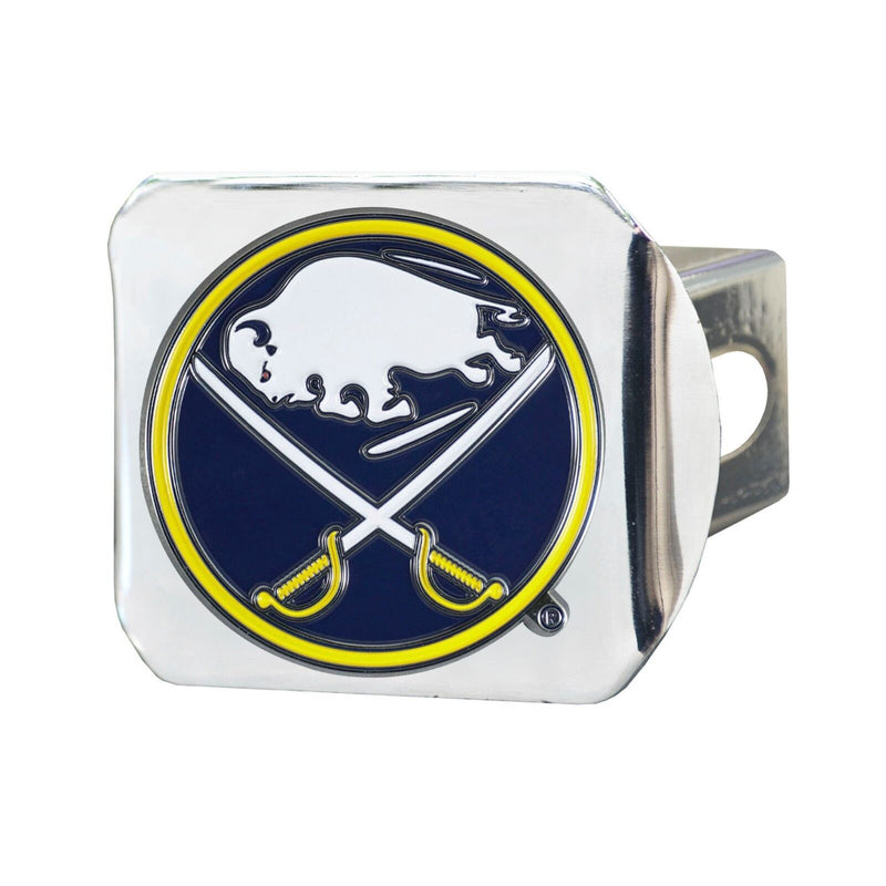 NHL Buffalo Sabres 3D Color on Chrome Metal Hitch Cover