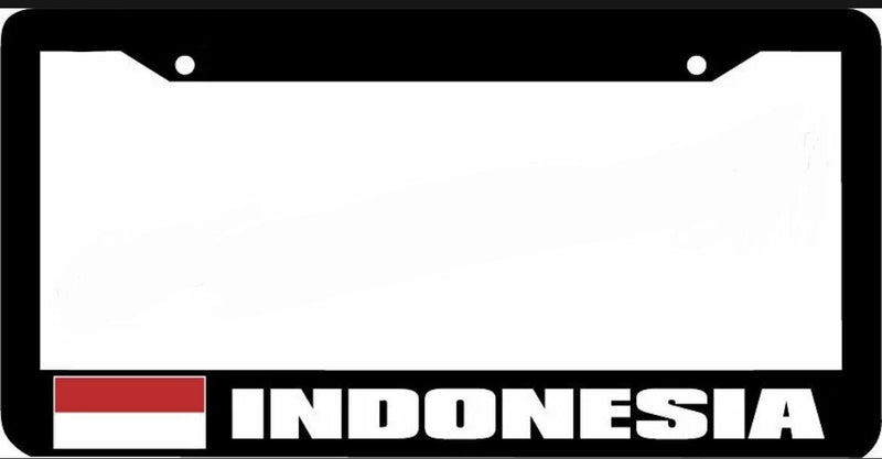 INDONESIA flag License Plate Frame