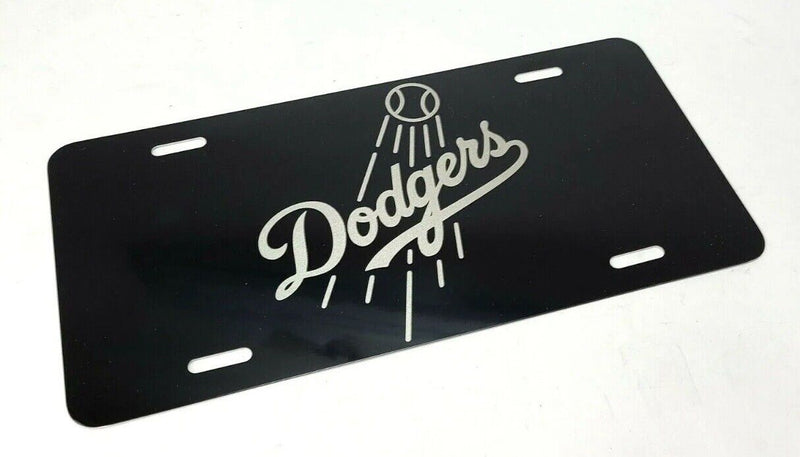 Los Angeles Dodgers aluminum license plate laser etched car front tag Man cave