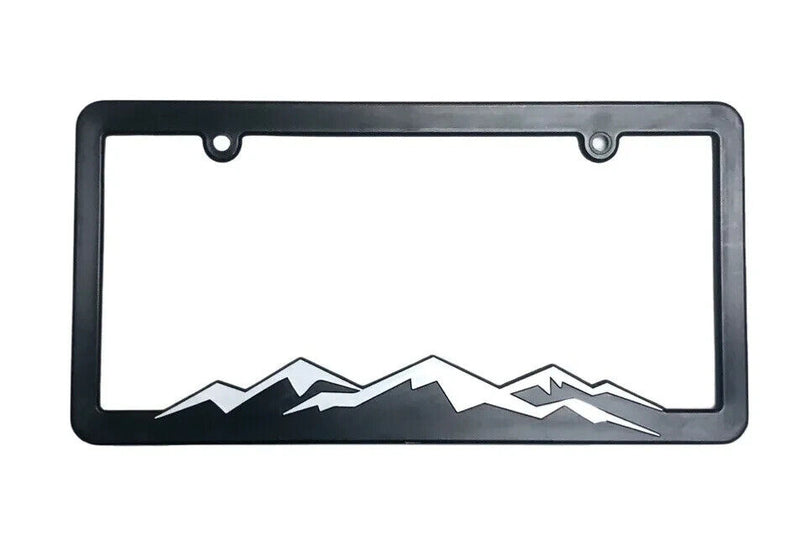OFF ROAD White-Cap Mountains License Plate Frame Bracket