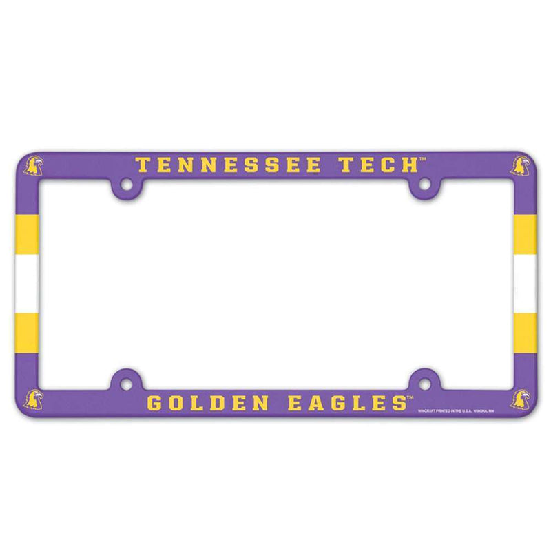 NCAA Tennessee Tech Golden Eagles Plastic License Plate Frame