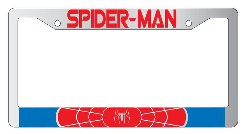 Spider Man Chrome METAL License Plate Frame For Marvel  Mod-GRAPH9856236-8102