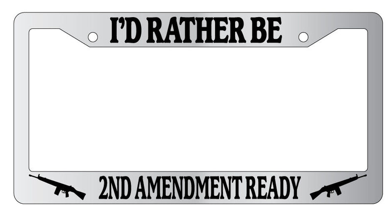 Chrome License Plate Frame I&