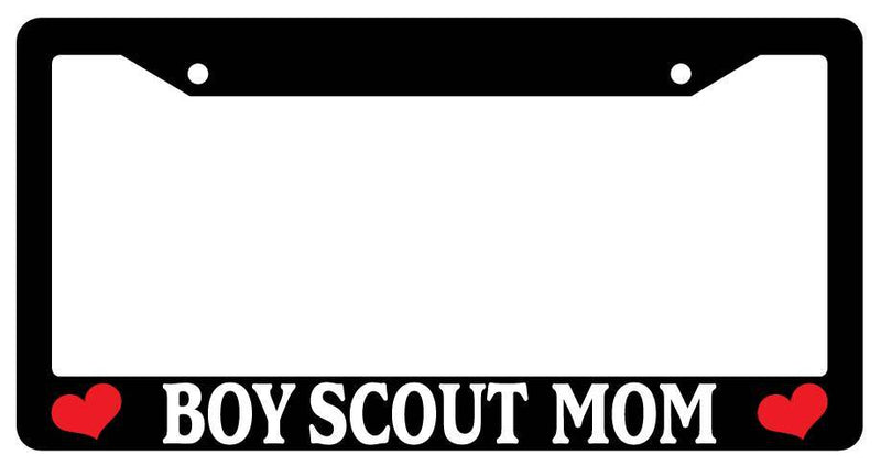Black License Plate Frame BOY SCOUT MOM Auto Accessory 654  Mod-GRAPH9856236-3824