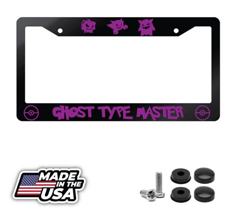Ghastly Ghost Type Master High Quality Glossy Black Plastic Frame Pokemon