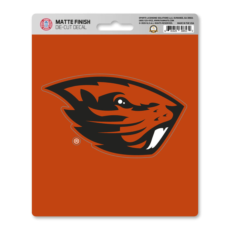 NCAA Oregon State Beavers Decal Matte 5"X6.25" Auto Boat Luggage