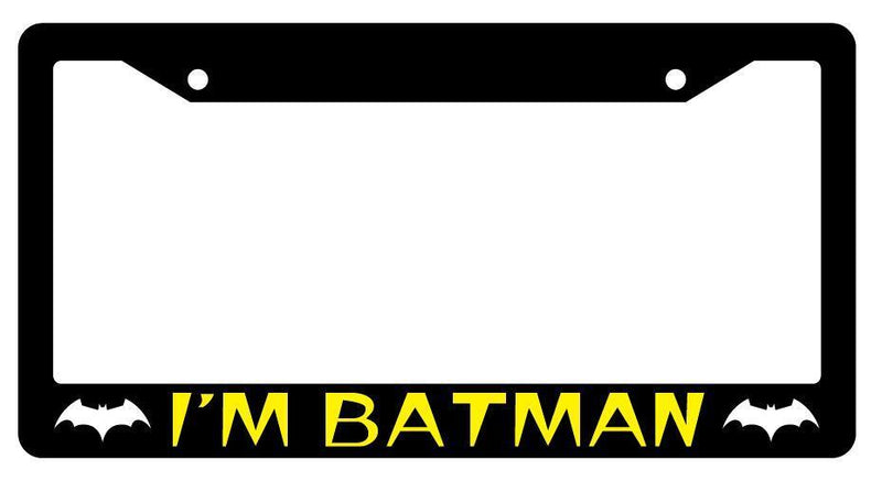 Black License Plate Frame I&