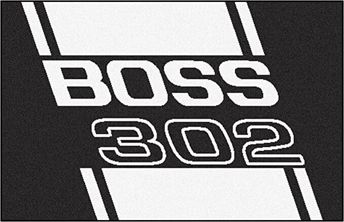 Ford Boss 302 Starter Mat Area Rug 19"x 30"