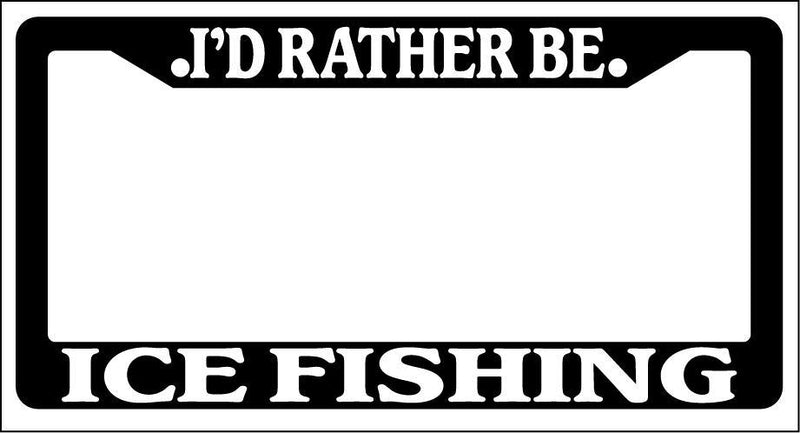 Black License Plate Frame I&