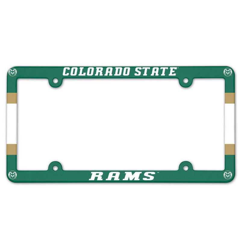 NCAA Colorado State Rams Plastic License Plate Frame