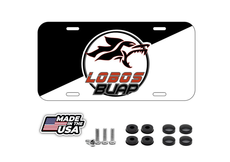 LOBOS BUAP Mexican Soccer Futbol Mexico Vehicle License Plate Car Liga MX Fútbol