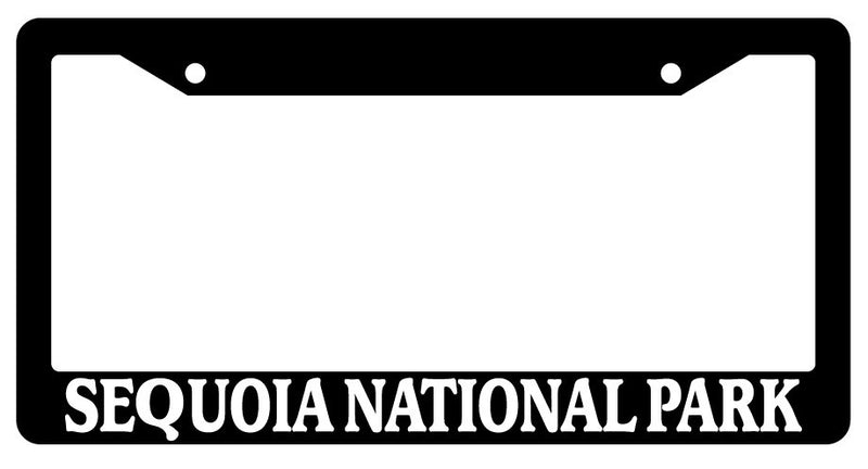 Black License Plate Frame Sequoia National Park Auto Accessory Novelty 2675  Mod-GRAPH9856236-674