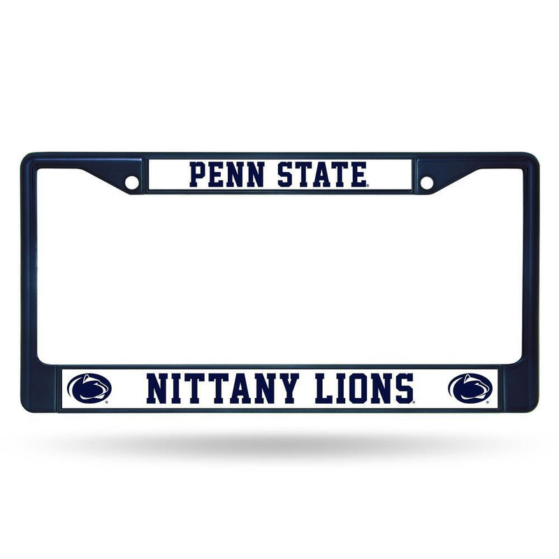 NCAA Penn State Nittany Lions Team Color Chrome License Plate Frame