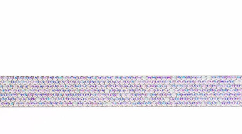7 Rows AB Bling Crystal Rhineston License Plate Frame With Screws Caps