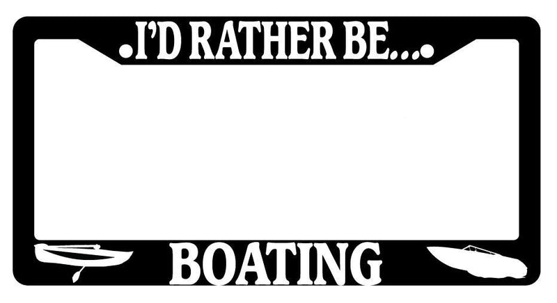 Black License Plate Frame I&