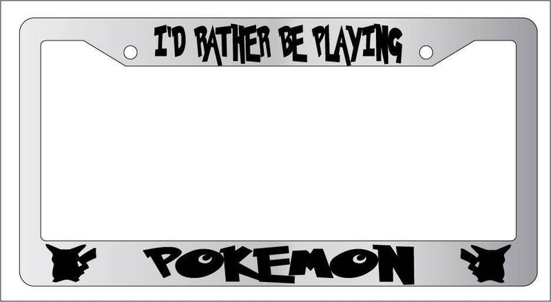 Chrome License Plate Frame I&