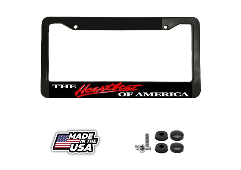 The Heartbeat of America auto Truck car 4x4 tag Car License Plate Frame NEW