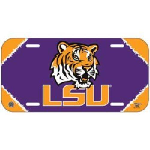 NCAA Lsu Tigers Plastic License Plate