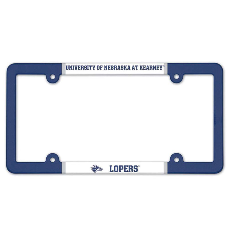 NCAA Nebraska-Kearney Lopers Plastic License Plate Frame